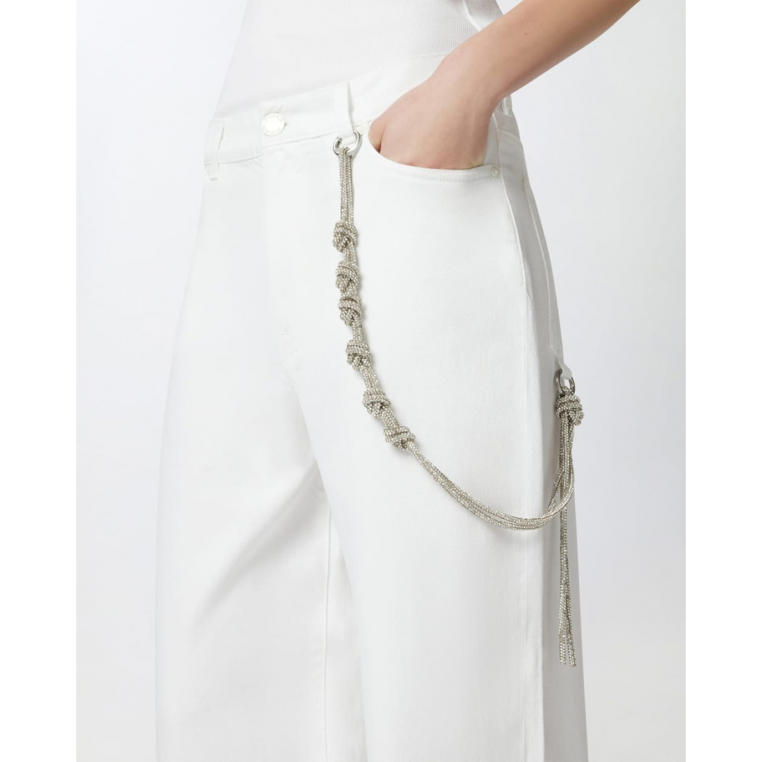 Women's 'Chain-Detail' Trousers
