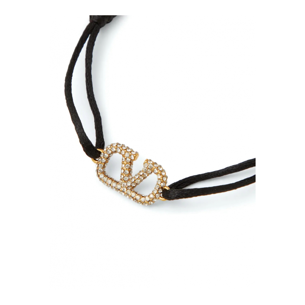 'VLogo Signature Crystal-Embellished' Armband für Damen