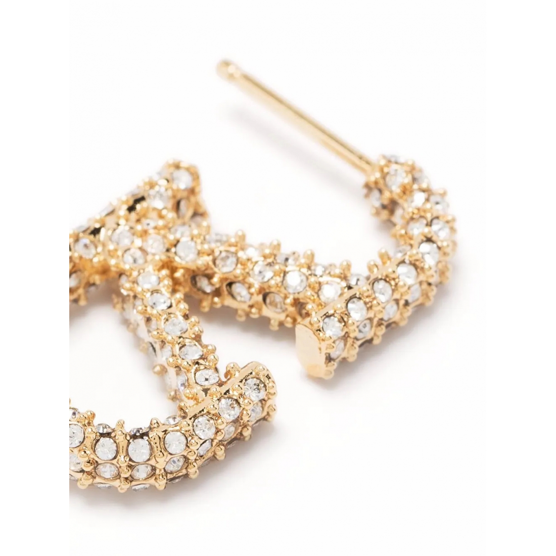 Boucles d'oreilles 'VLogo Signature Crystal-Embellished' pour Femmes