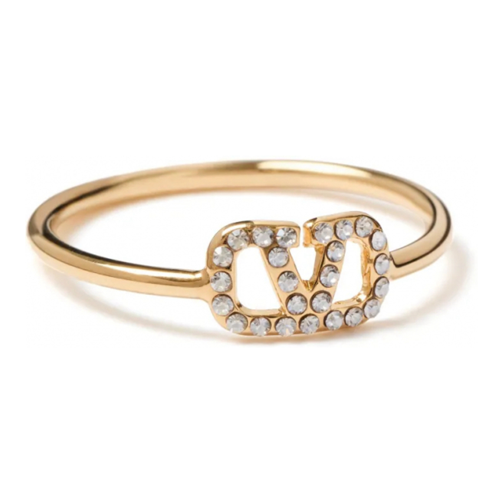 'VLogo Signature Crystal' Ring für Damen