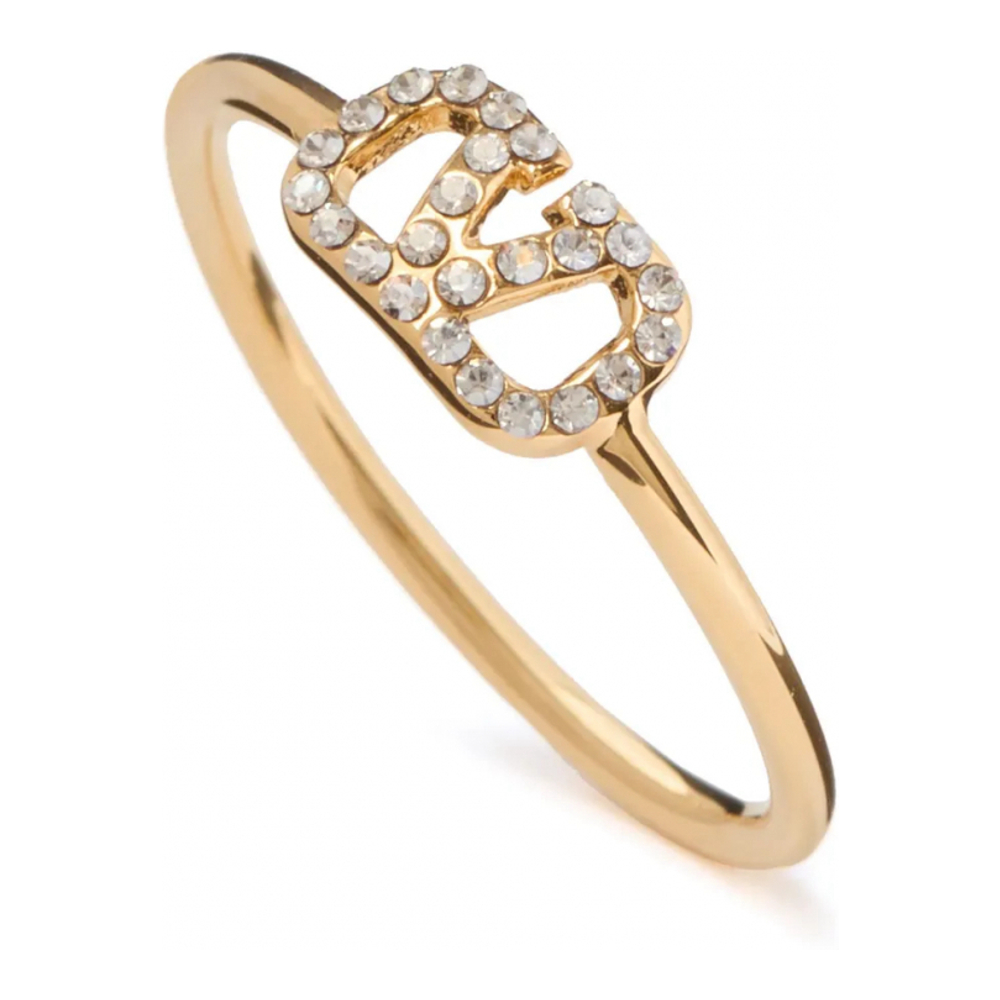 'VLogo Signature Crystal' Ring für Damen