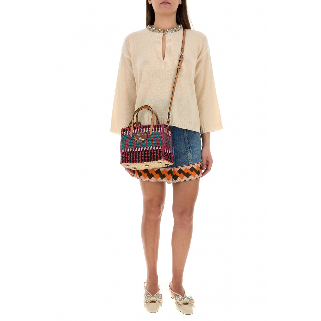 Pull 'Embroidered' pour Femmes