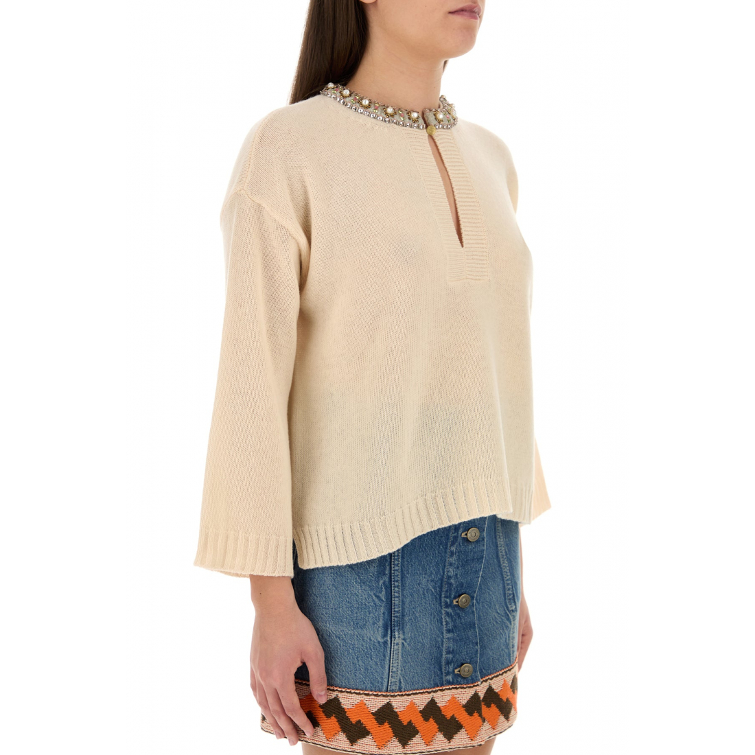 Pull 'Embroidered' pour Femmes