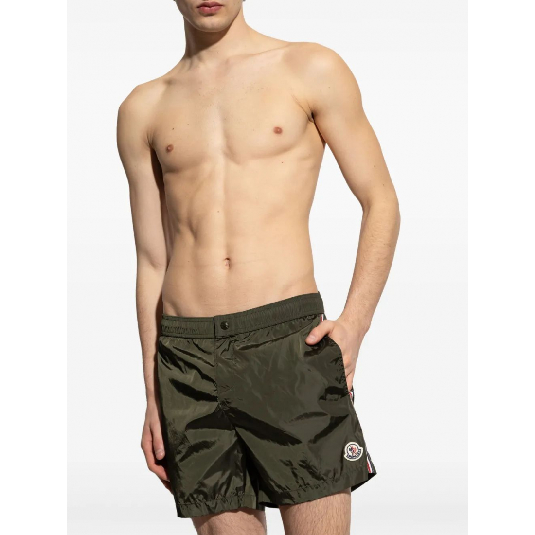 Short de bain 'Logo-Patch' pour Hommes