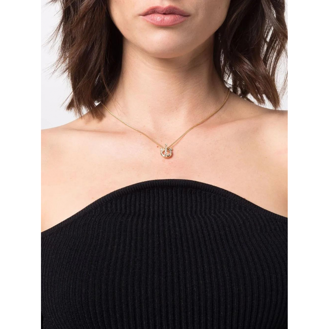 Women's 'Gancini Crystal' Necklace