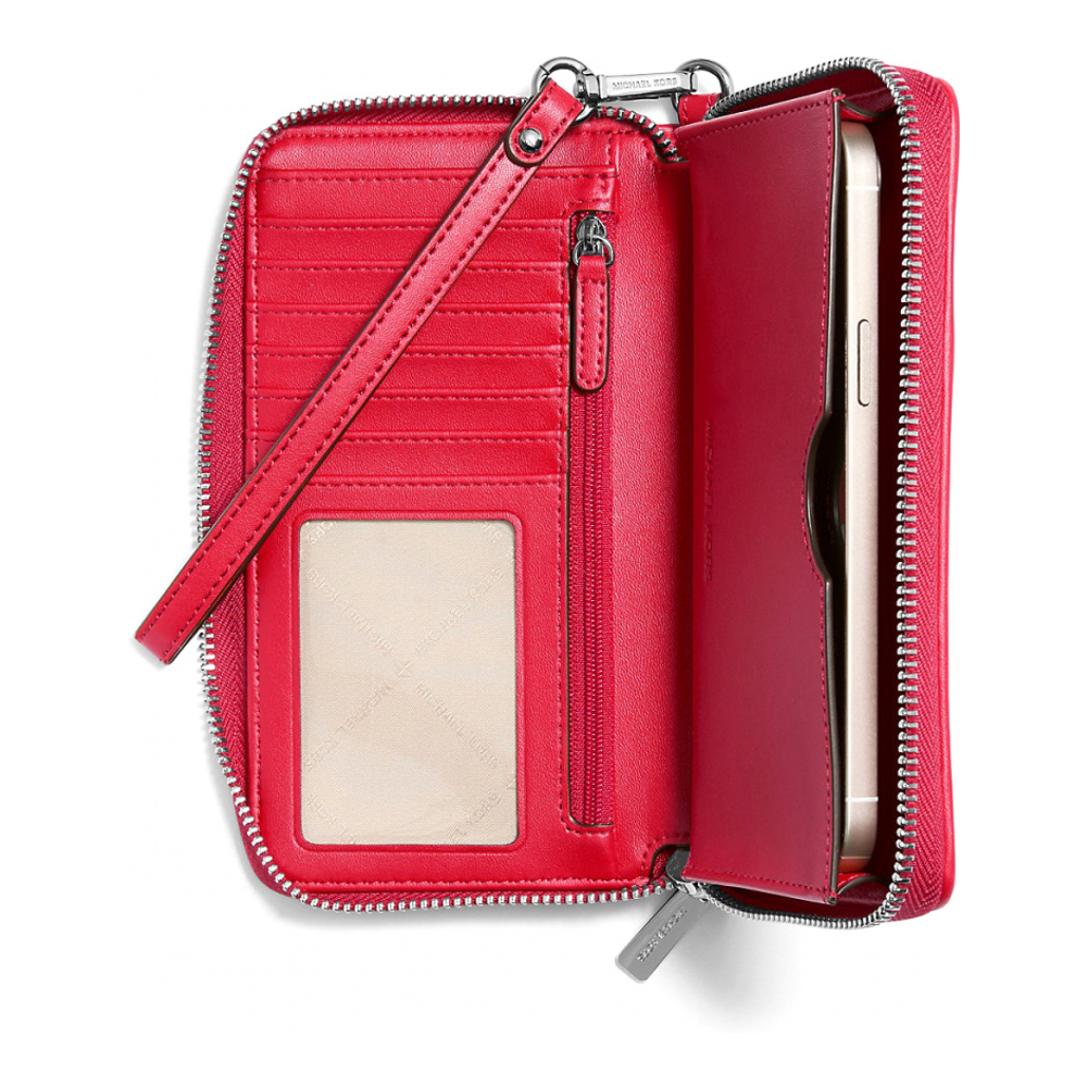 Women's 'Jet Set Travel Large Striped Logo' Smartphone Wallet