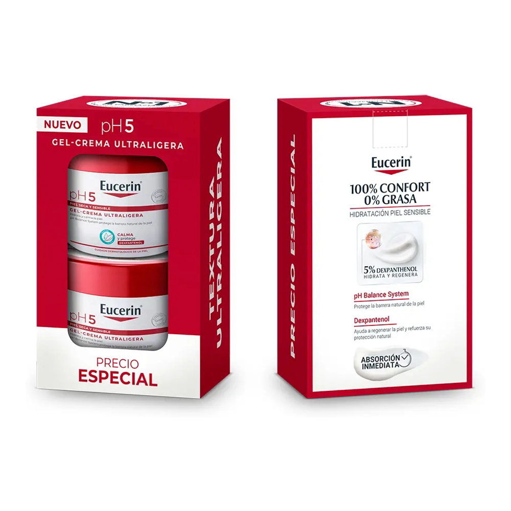 Pack Gel-Crème Ultra-Léger PH5 - 350 ml, 2 Pièces