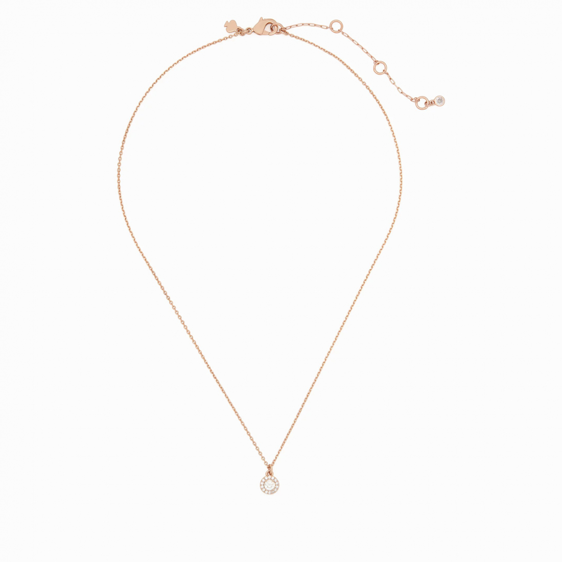 Women's 'You're A Gem Pave Halo' Necklace
