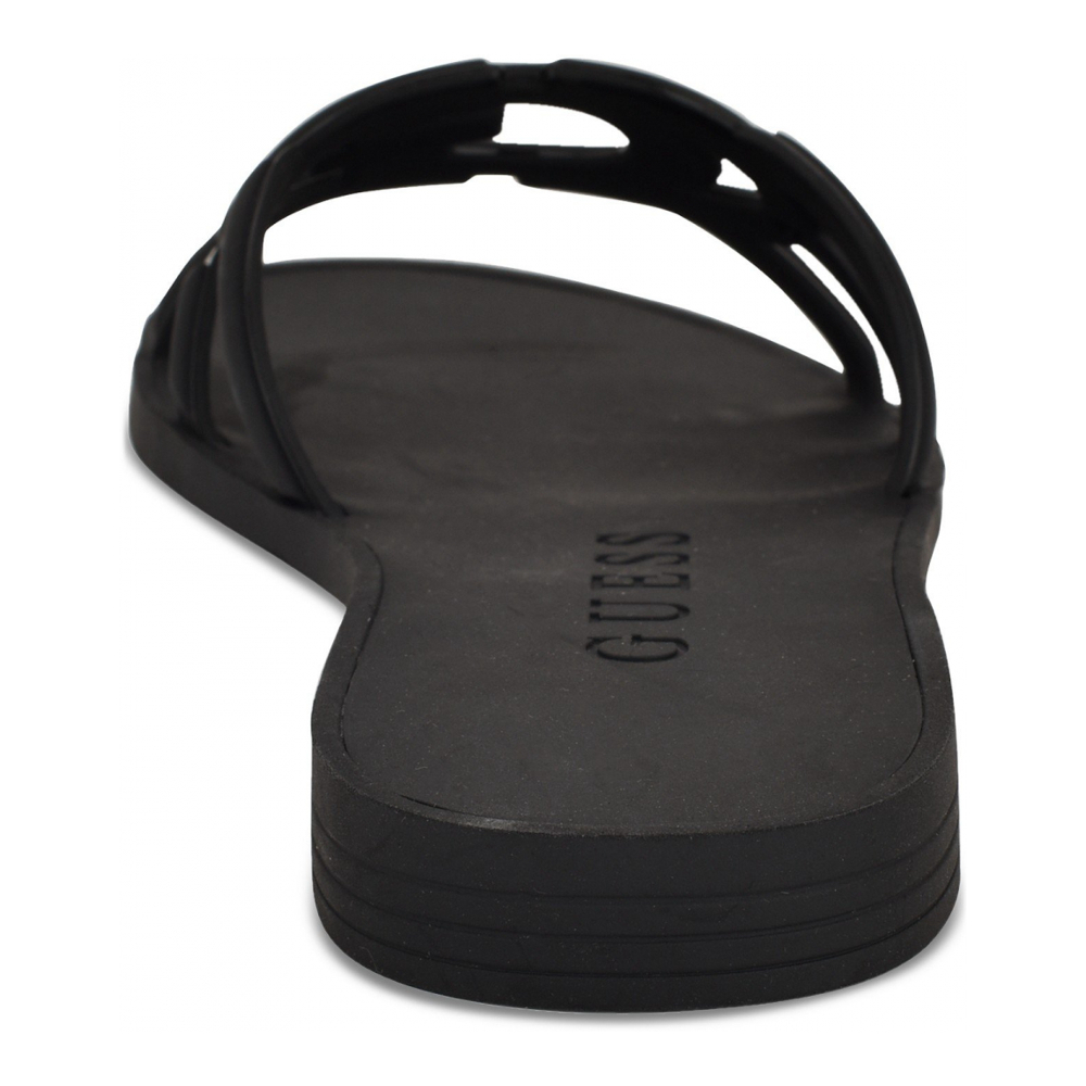 Women's 'Elyho Logo Cutout Jelly' Flat Sandals