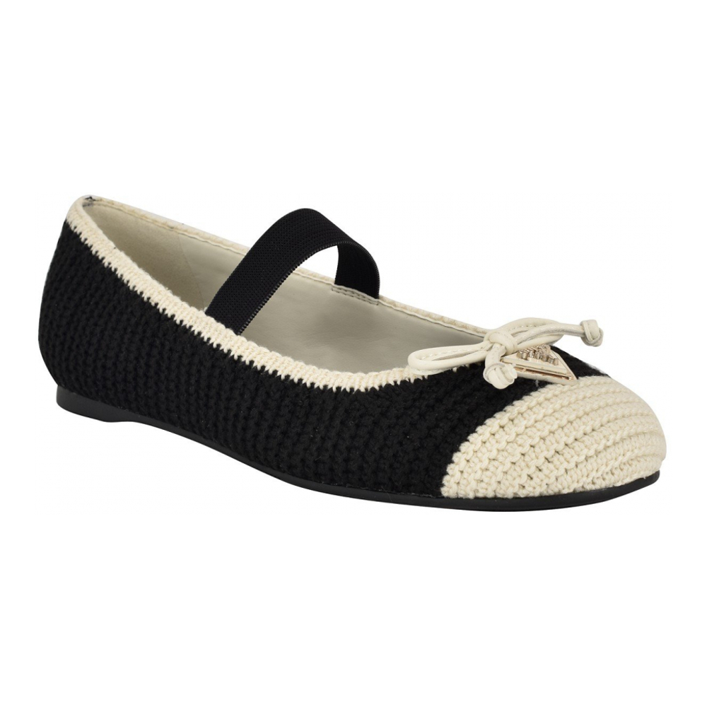 Women's 'Maysa Crochet Knit Mary Jane Flats' Ballerinas