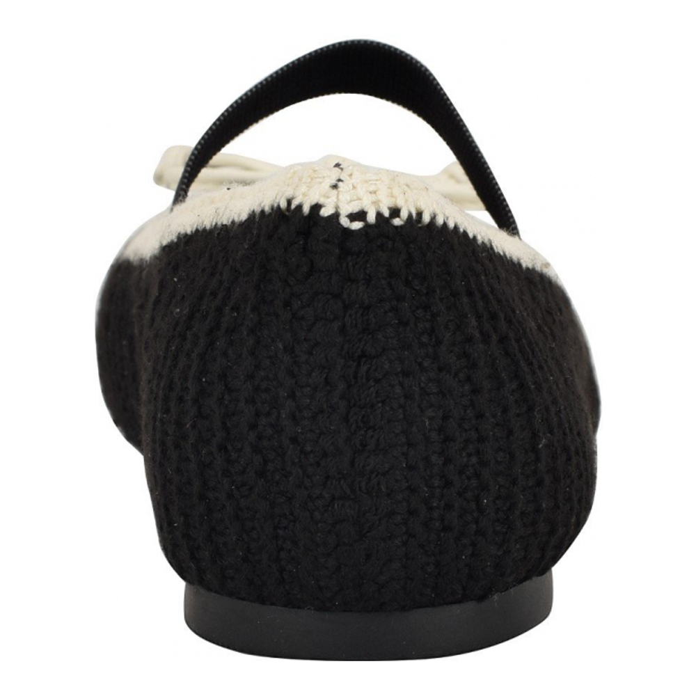 Women's 'Maysa Crochet Knit Mary Jane Flats' Ballerinas