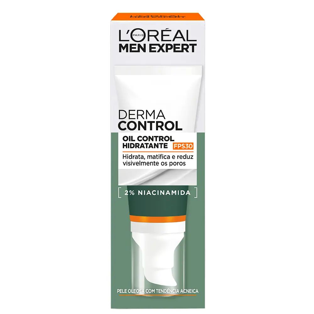 Crème hydratante pour le visage 'Men Expert Derma Control Oil Control SPF30' - 40 ml