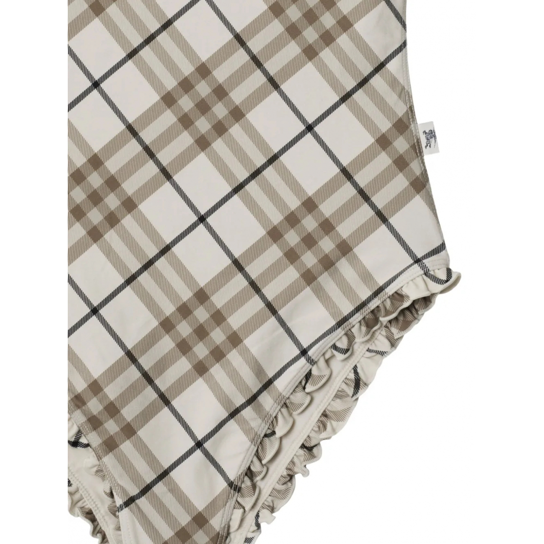 'Checked' Badeanzug für Damen