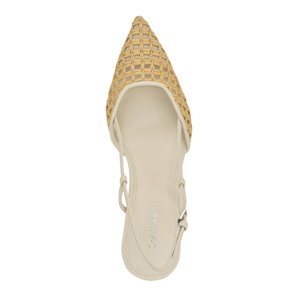 Women's 'Juliesa Woven' Slingback Pumps