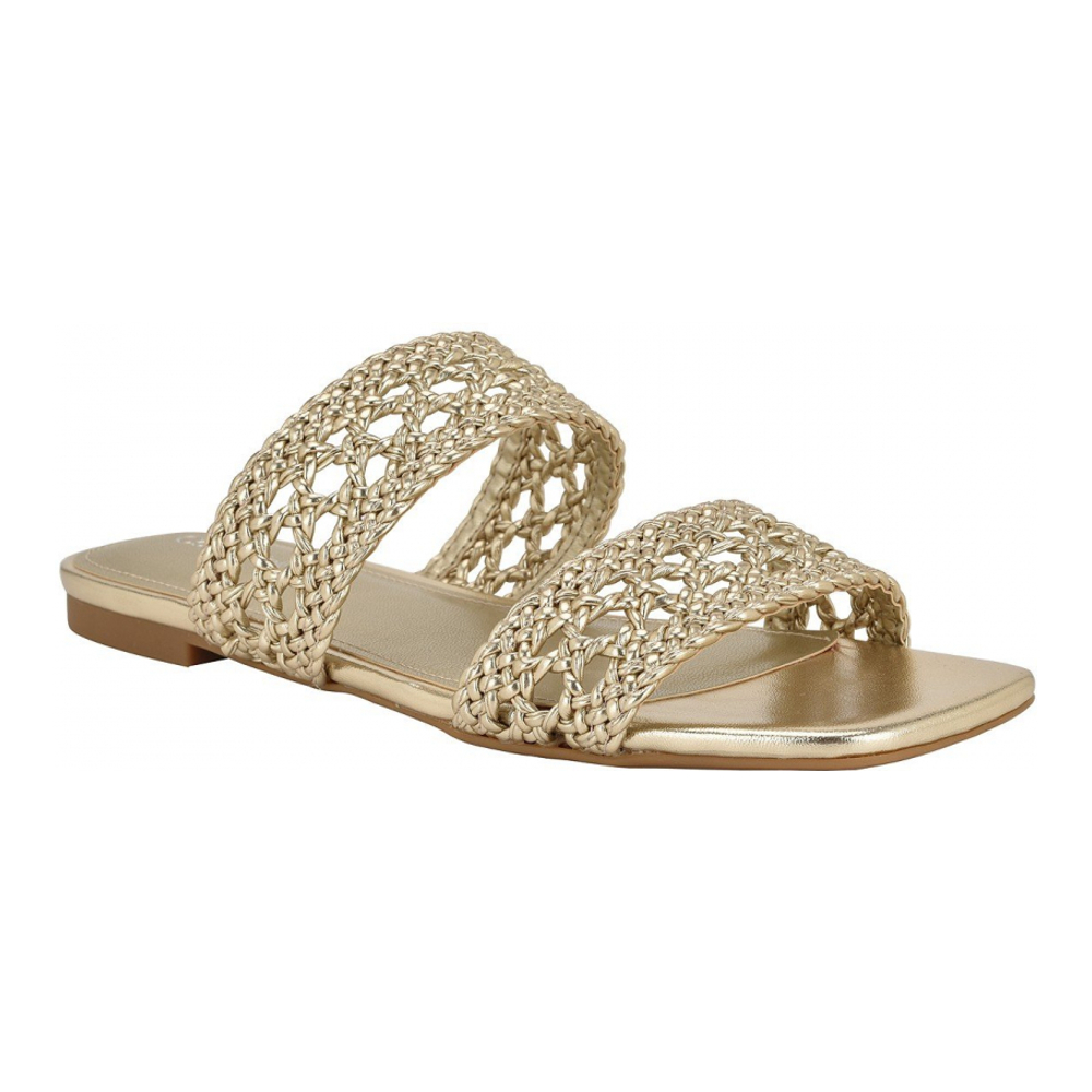Sandales plates 'Florency Woven Slip-On' pour Femmes