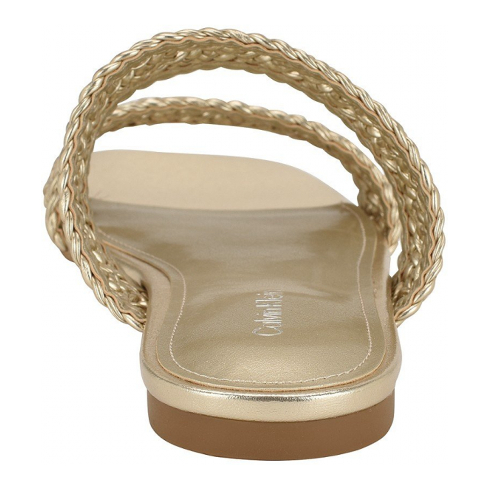 Sandales plates 'Florency Woven Slip-On' pour Femmes