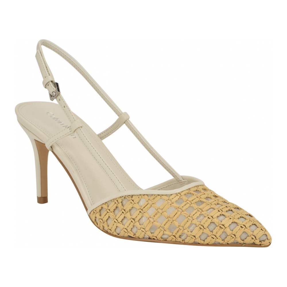 Women's 'Juliesa Woven' Slingback Pumps