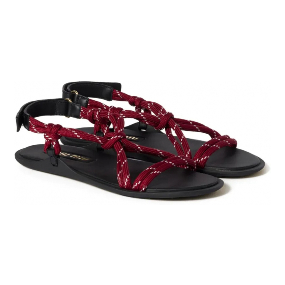 Women's 'Rivière Knotted-Strap' Ankle Strap Sandals