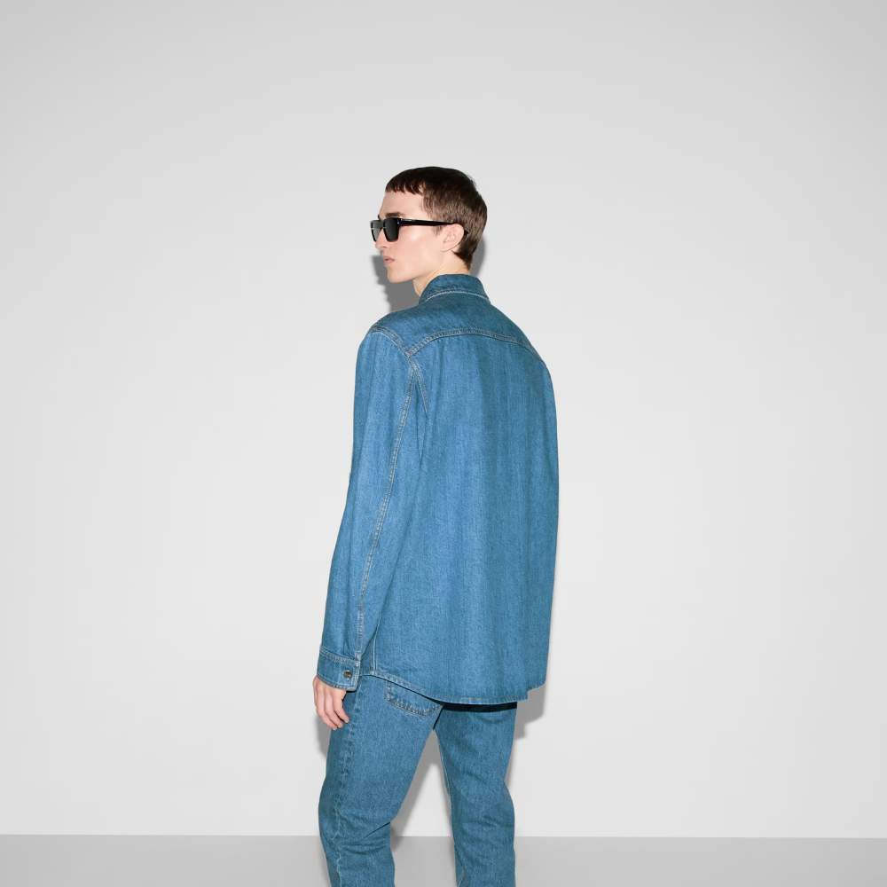 Chemise en Jean 'Relaxed Fit' pour Hommes