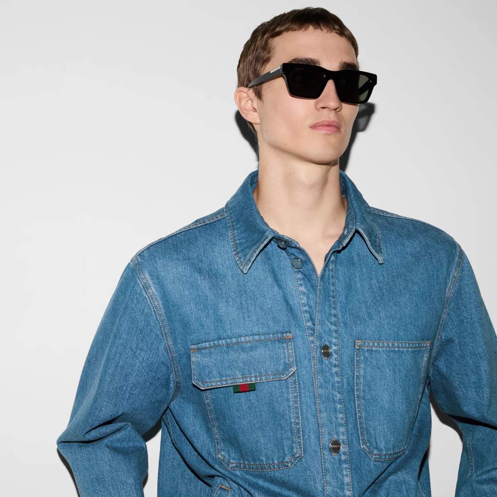 Chemise en Jean 'Relaxed Fit' pour Hommes