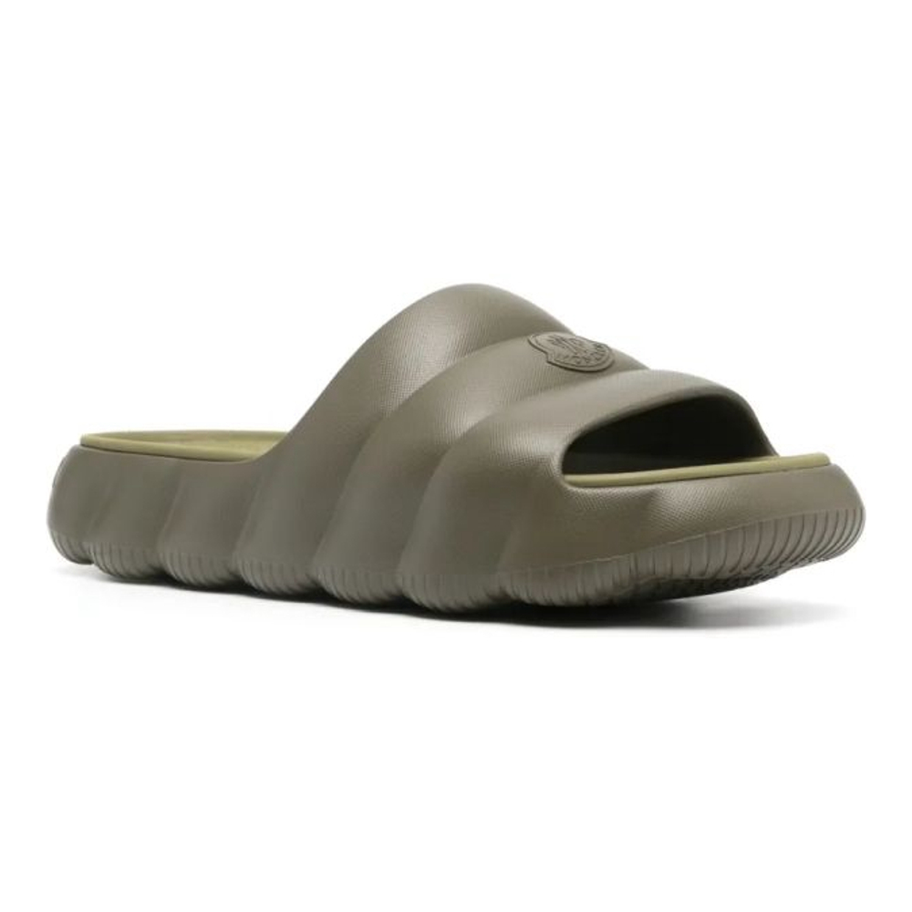 'Lilo Embossed-Logo' Badesandale für Herren