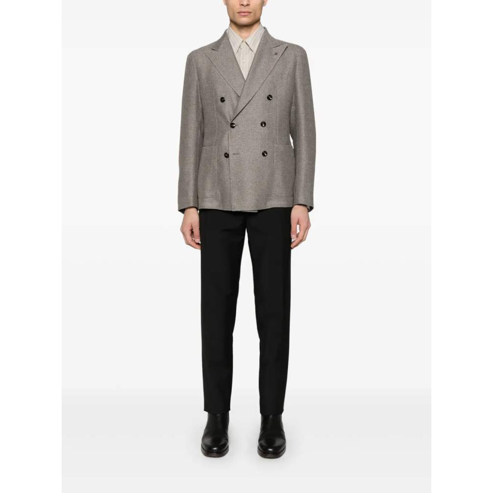 Blazer 'Mélange-Effect' pour Hommes