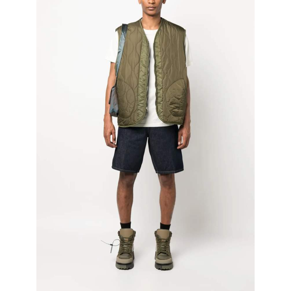 Men's 'Logo-Patch Denim' Cargo Shorts