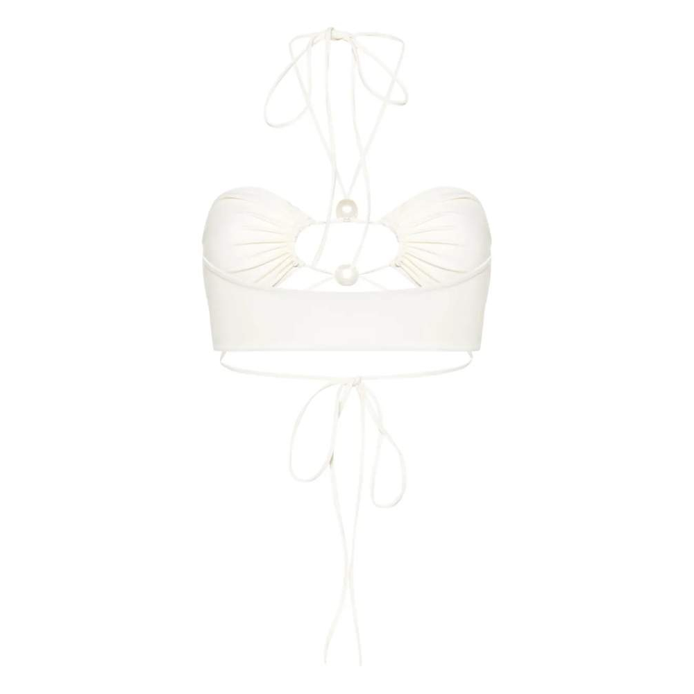 Haut de bikini 'Pearl-Detail Bandeau' pour Femmes