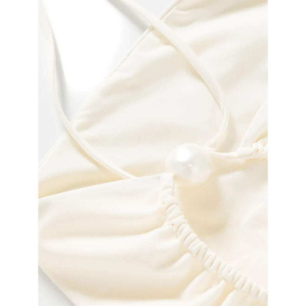 Haut de bikini 'Pearl-Detail Bandeau' pour Femmes