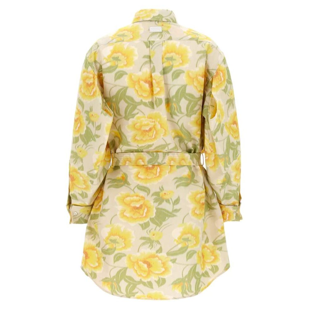Robe mini 'Peonies Kimono Sleeve' pour Femmes