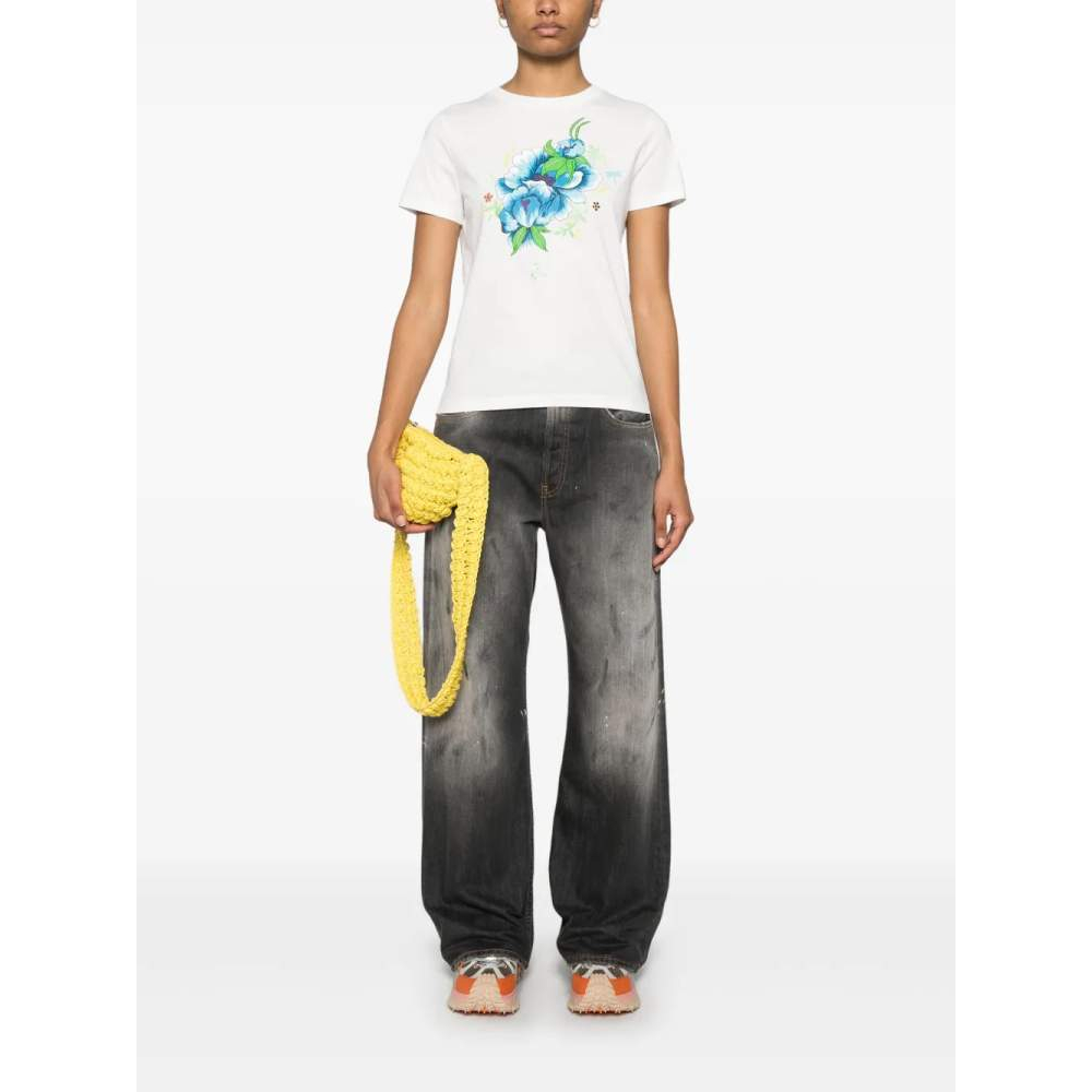 T-shirt 'Peonies' pour Femmes