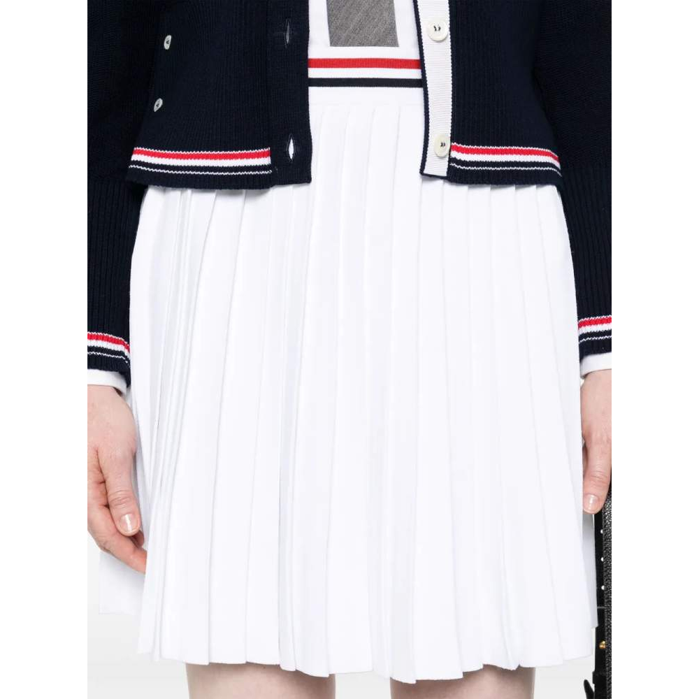 Mini Jupe 'Rwb-Stripe Pleated' pour Femmes