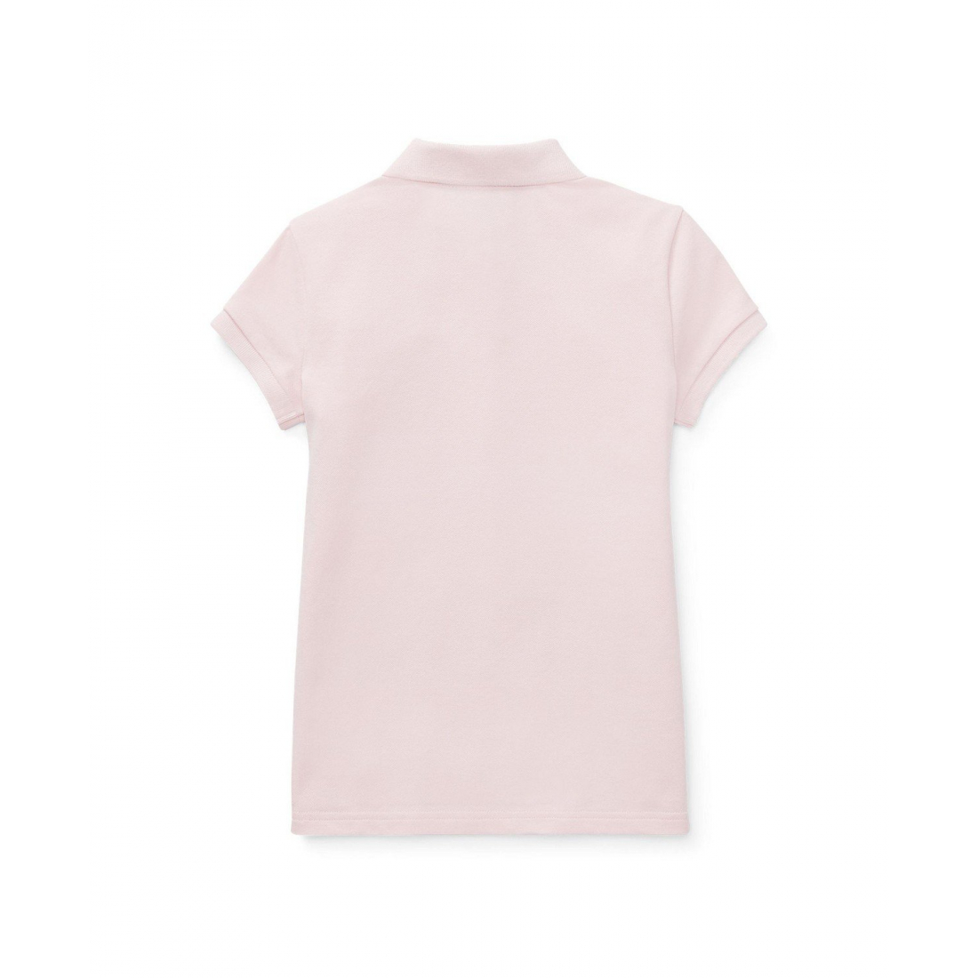 'Stretch Cotton Mesh Polo Shirt' pour Filles