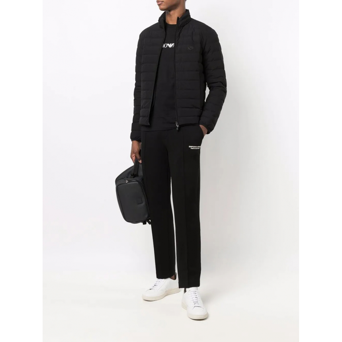 Veste 'Padded Logo-Patch' pour Hommes