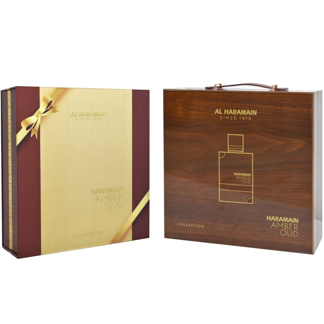 Coffret de parfum 'Amber Oud Collection' - 60 ml, 4 Pièces