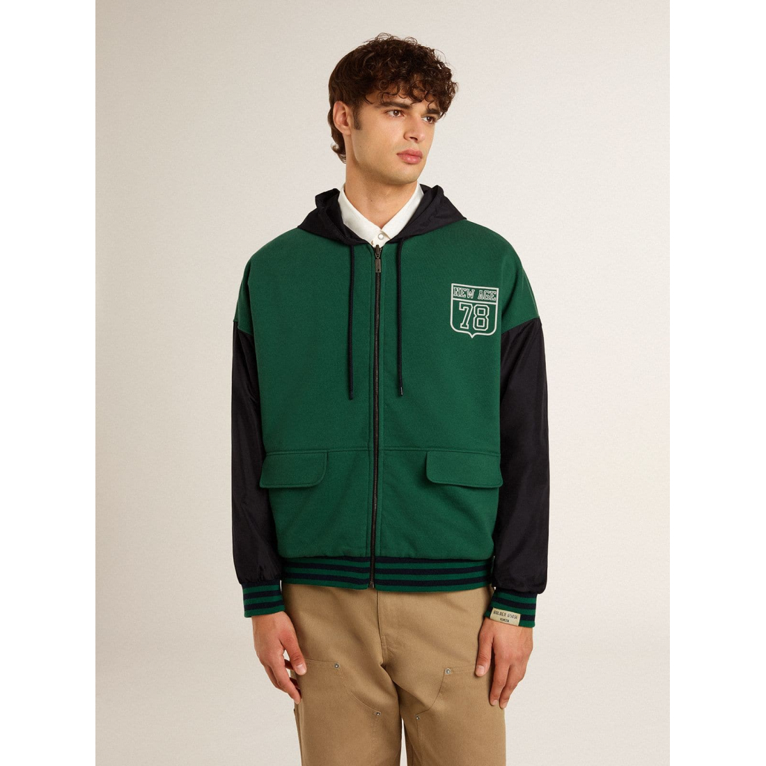 'Reversible Zip-Up' Kapuzenpullover für Herren