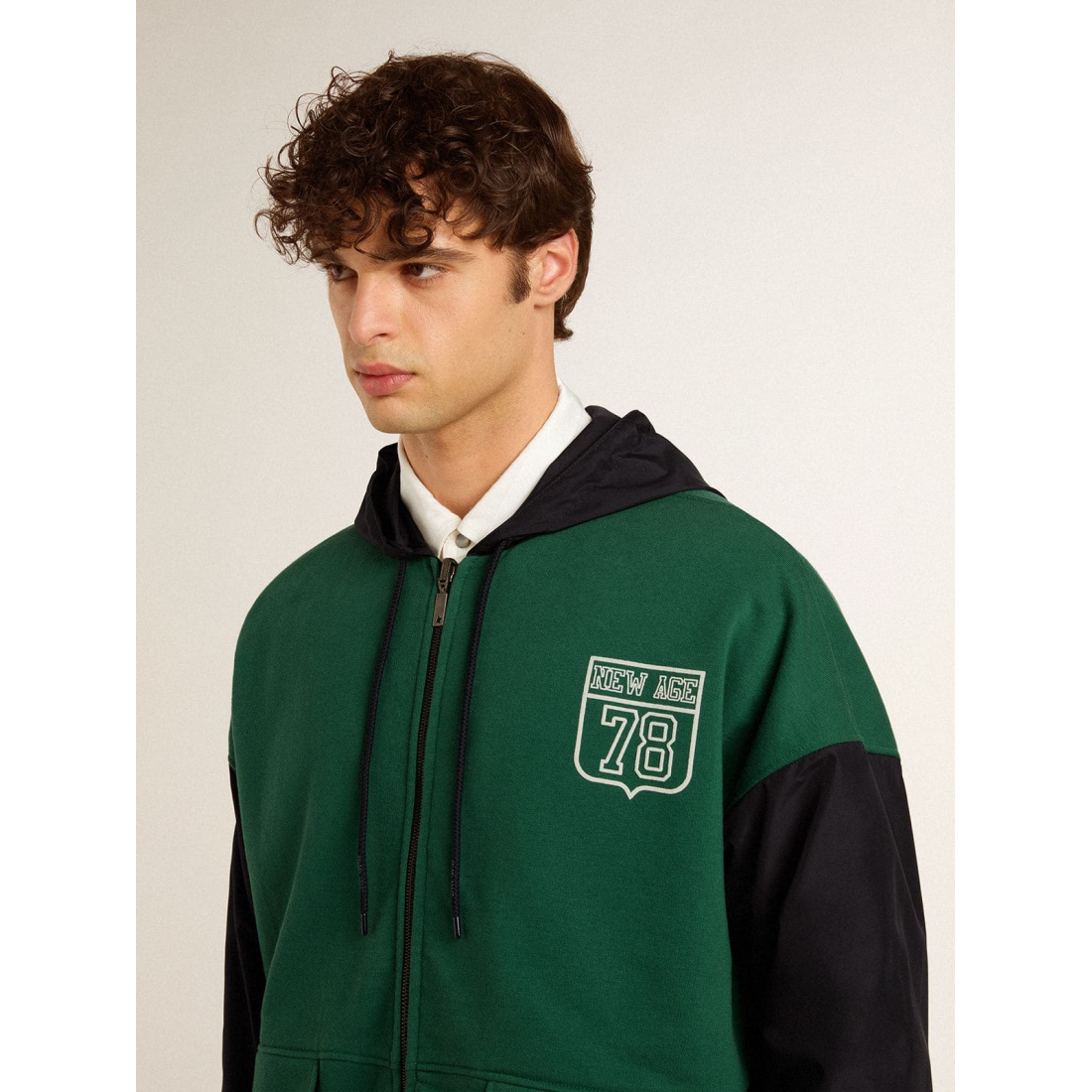 'Reversible Zip-Up' Kapuzenpullover für Herren