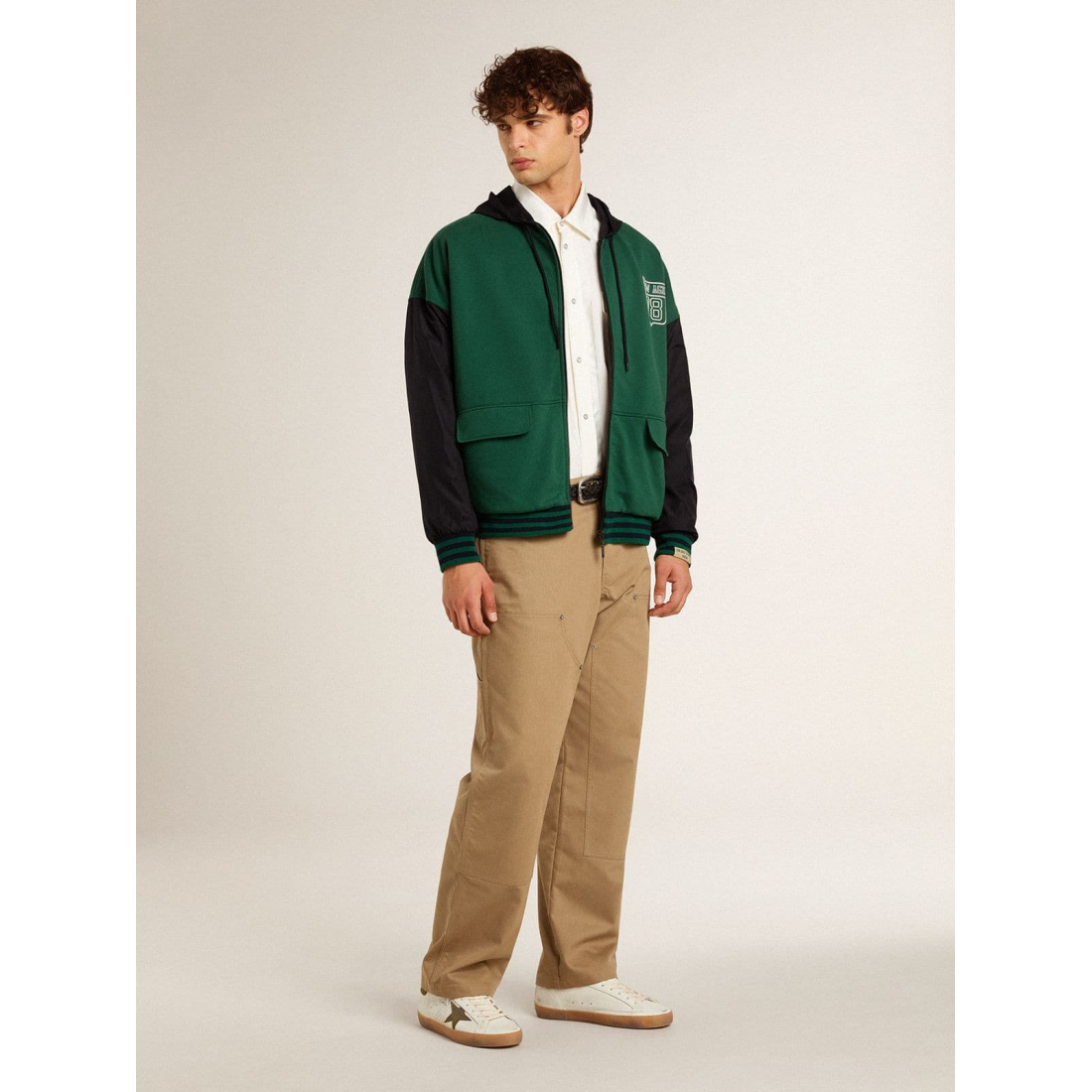 'Reversible Zip-Up' Kapuzenpullover für Herren