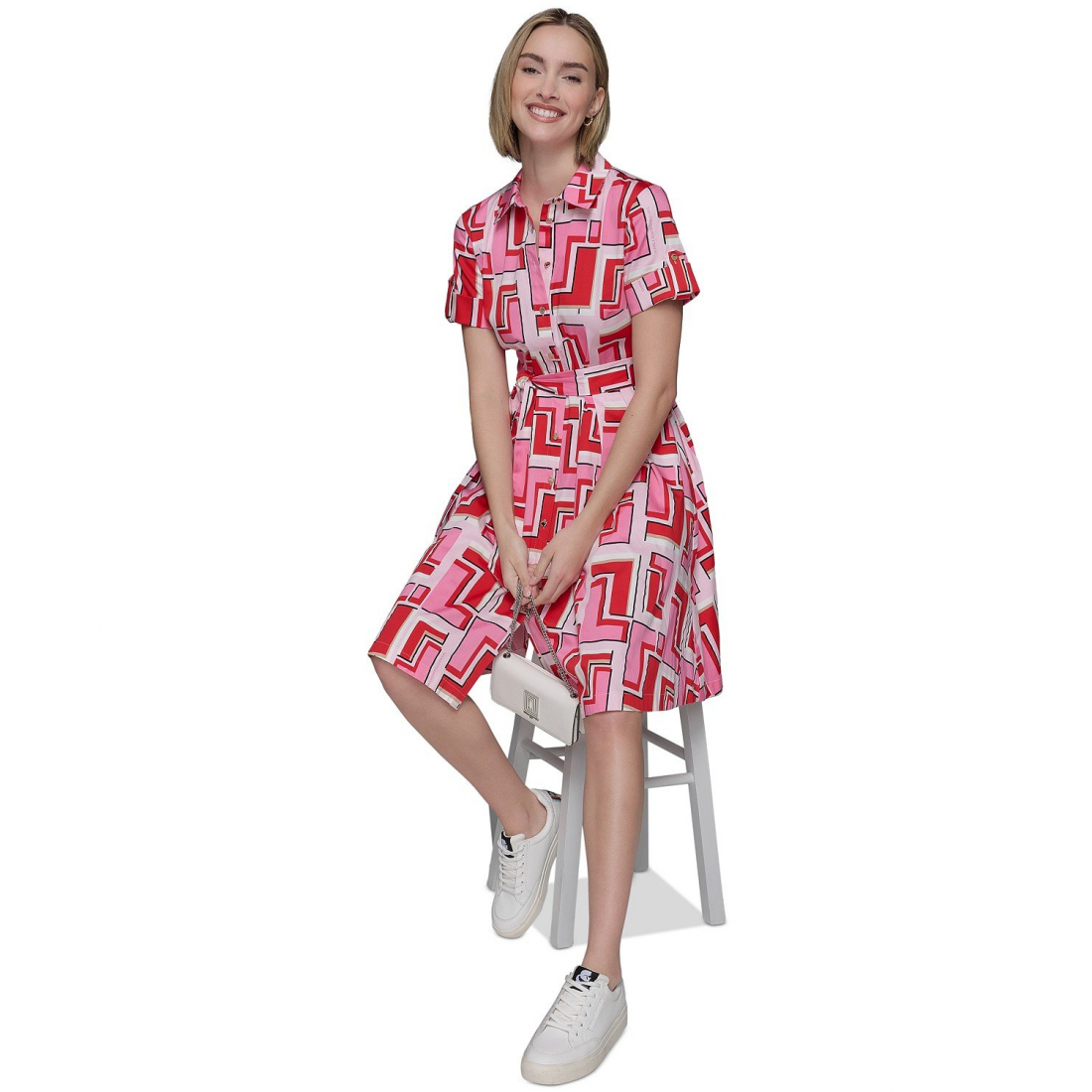 Robe chemise 'Printed' pour Femmes
