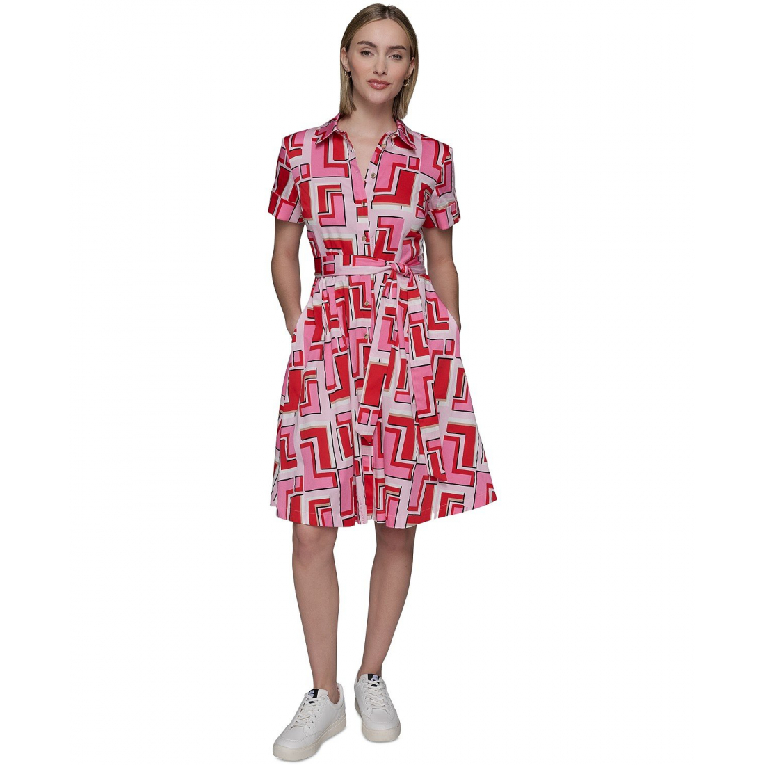 Robe chemise 'Printed' pour Femmes