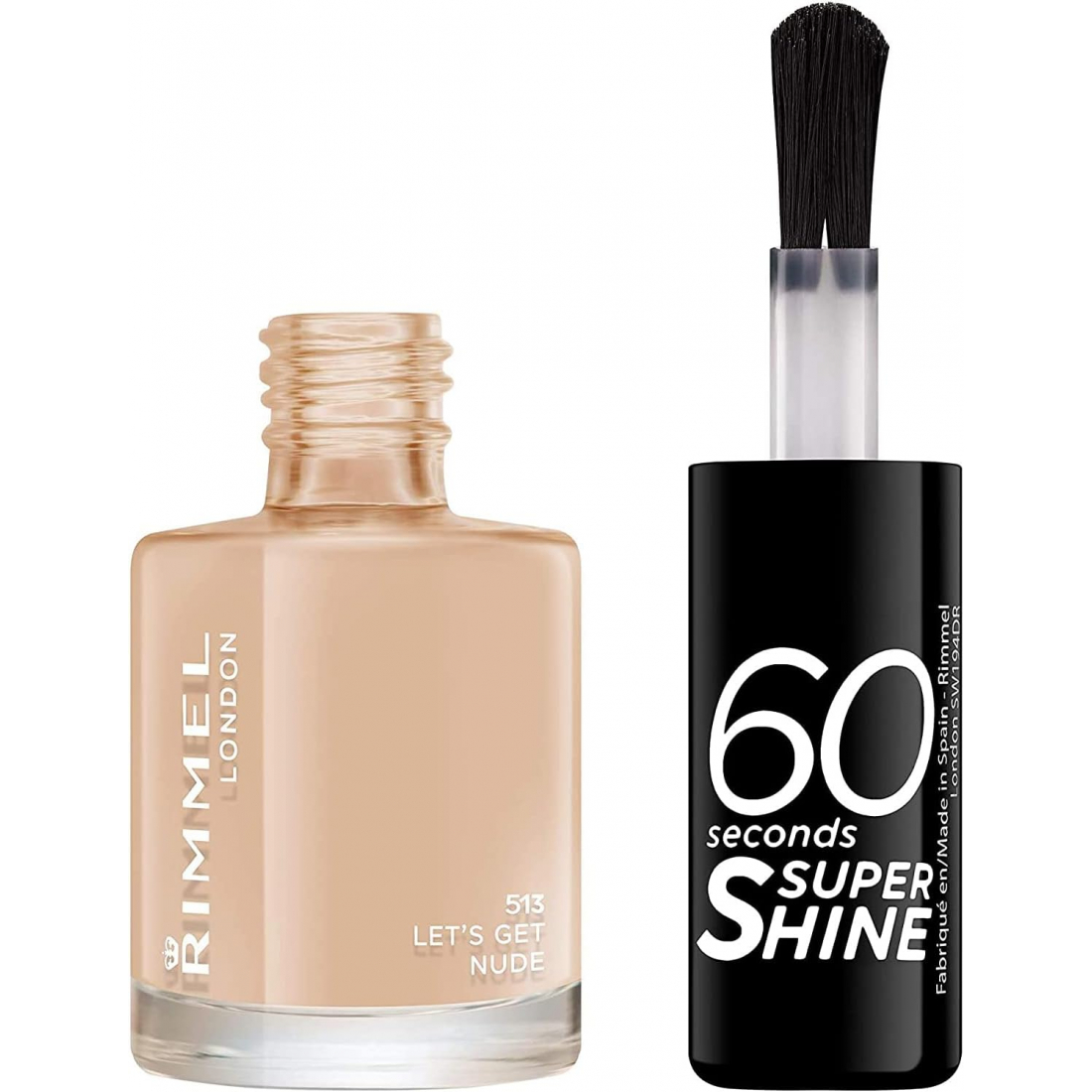 Vernis à ongles '60 Seconds Super Shine' - 513 Let's Get Nude 8 ml
