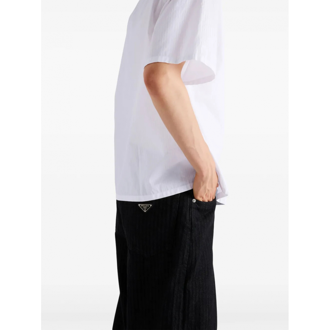 Chemise à manches courtes 'Logo-Patch Bowling' pour Hommes