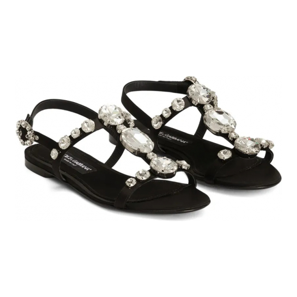 Sandales à brides 'Bianca Gemstone-Embellished' pour Femmes