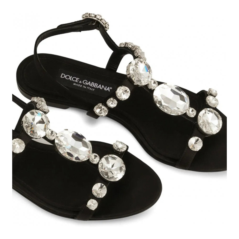 Sandales à brides 'Bianca Gemstone-Embellished' pour Femmes