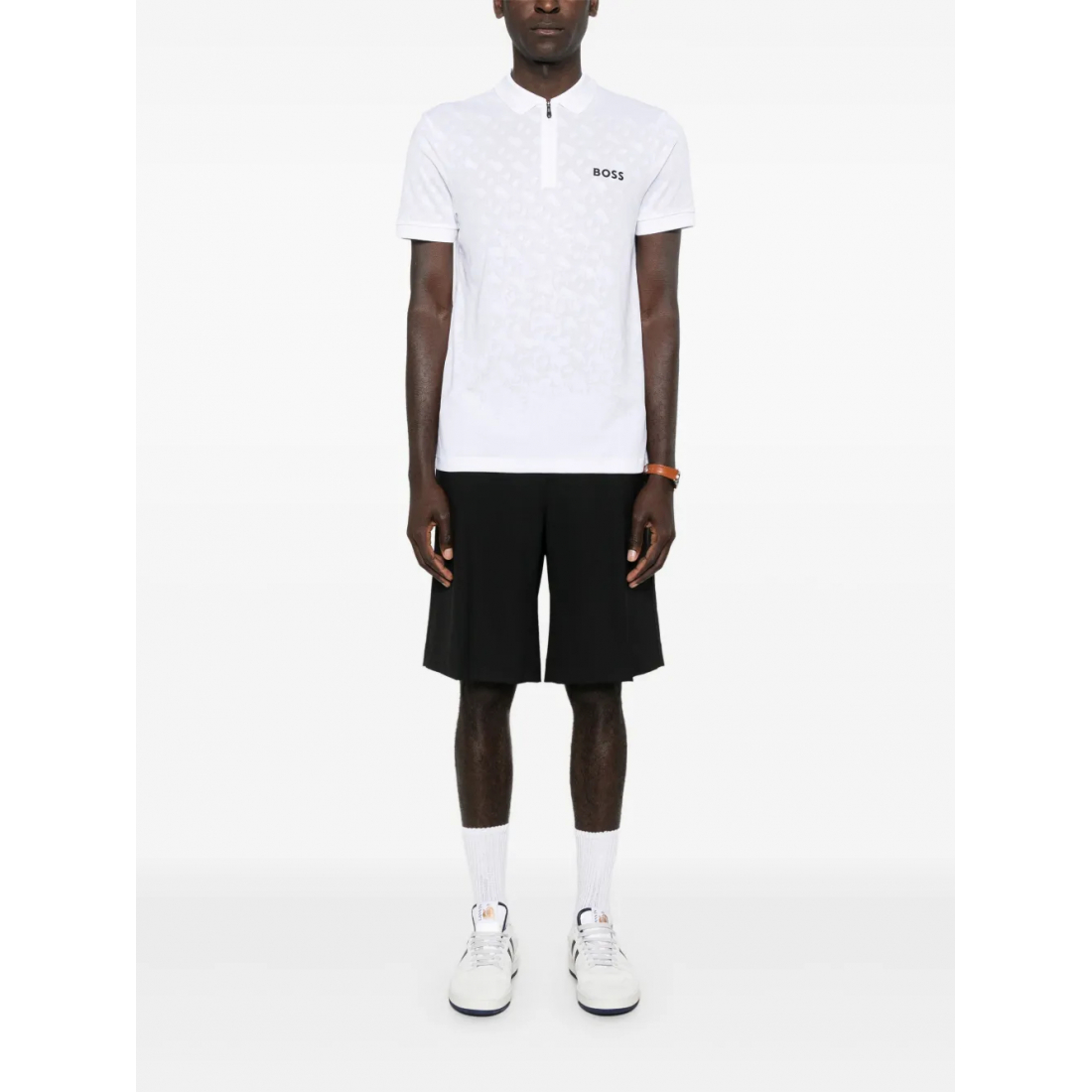 Men's 'Monogram-Jacquard' Polo Shirt