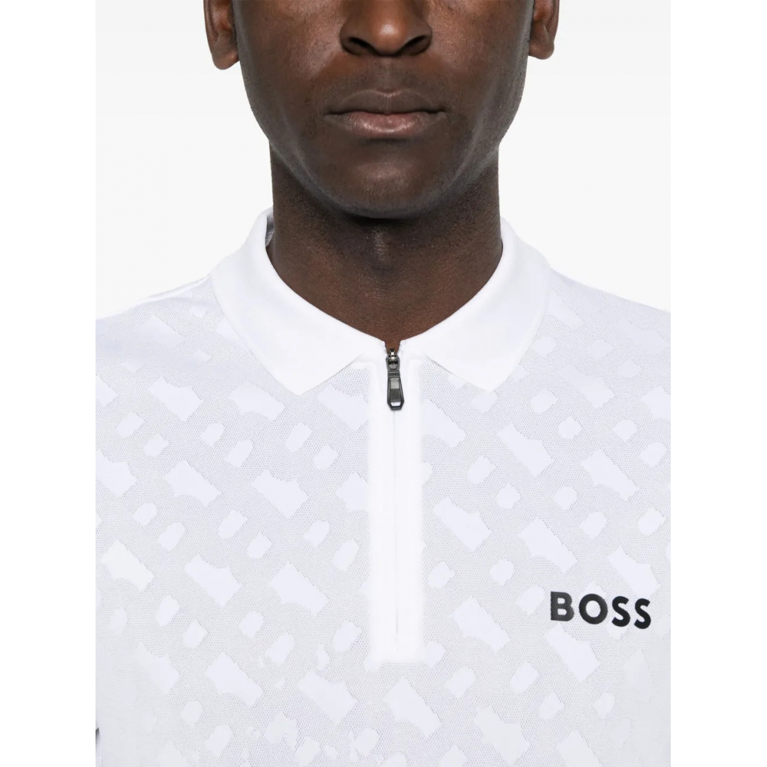 Men's 'Monogram-Jacquard' Polo Shirt