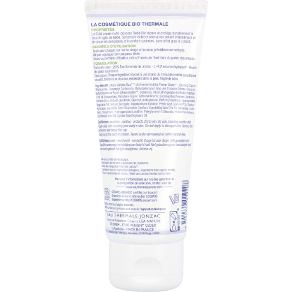'BébéBio Nutri' Cold Cream - 100 ml