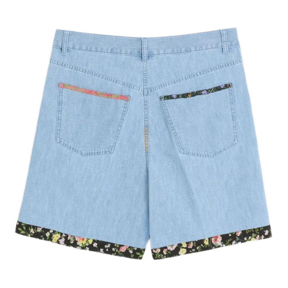 'Floral-Trim' Bermuda Shorts für Herren