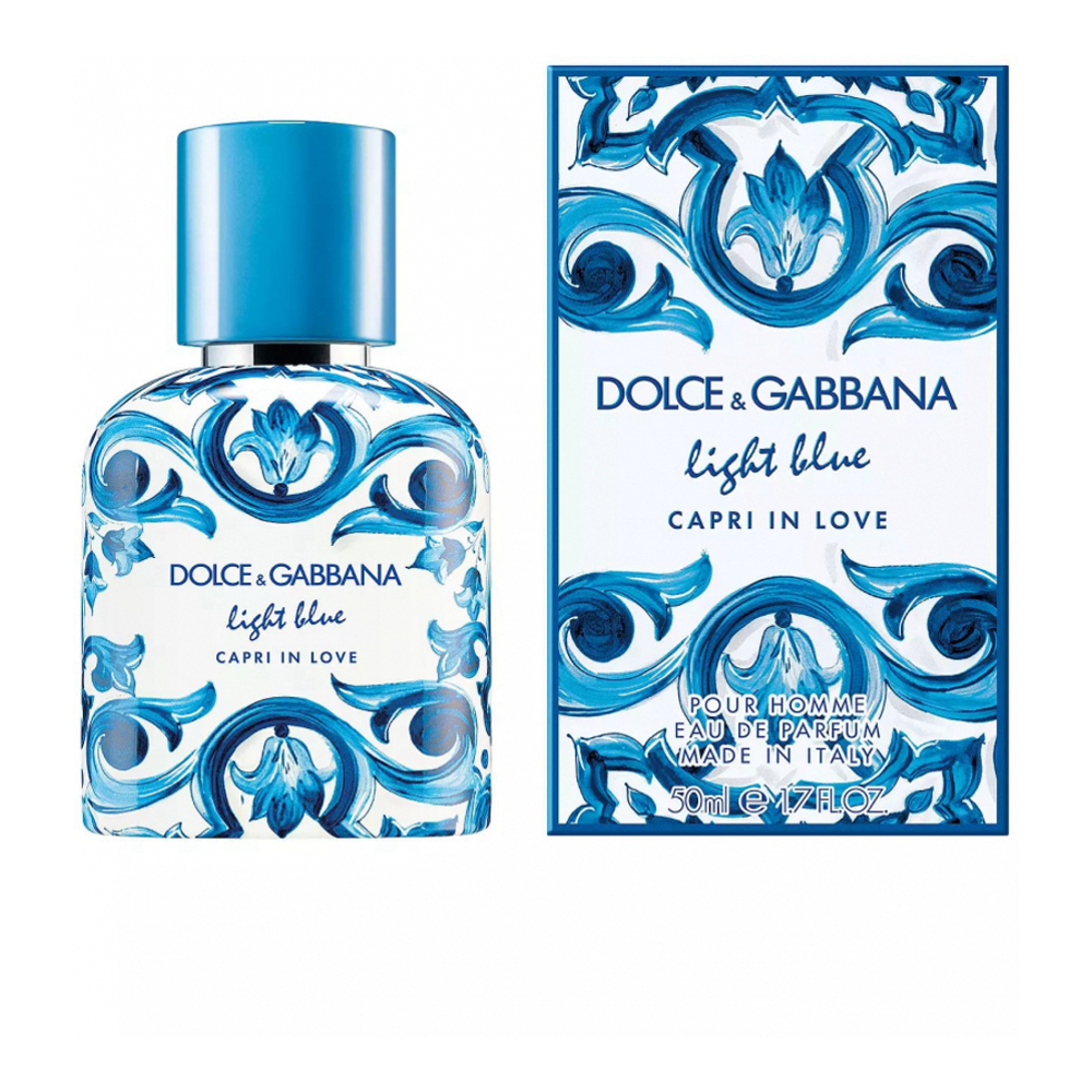 Eau de parfum 'Light Blue Pour Homme Capri In Love' - 50 ml