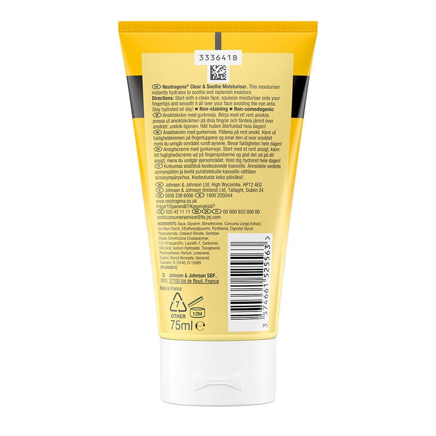 'Clear & Soothe Oil-free' Feuchtigkeitscreme - 75 ml